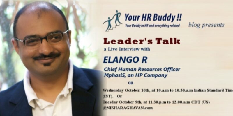 Leader’s Talk with Elango R