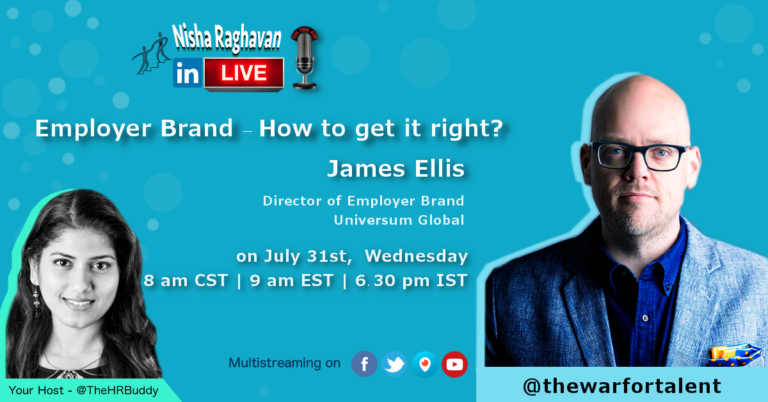 Employer Brand – How to get it right? #LinkedInLive with James Ellis