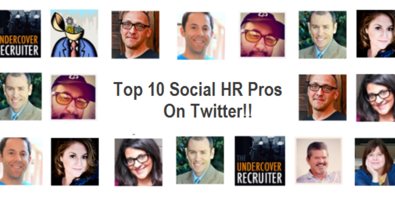 Top 10 HR people you need to follow in Social HR!