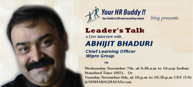 You are currently viewing Leader’s Talk with Abhijit Bhaduri