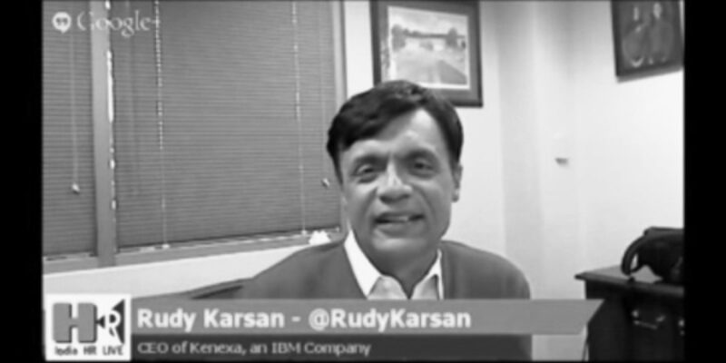 Rudy Karsan on Mega skills, Employee Engagement and HR skills
