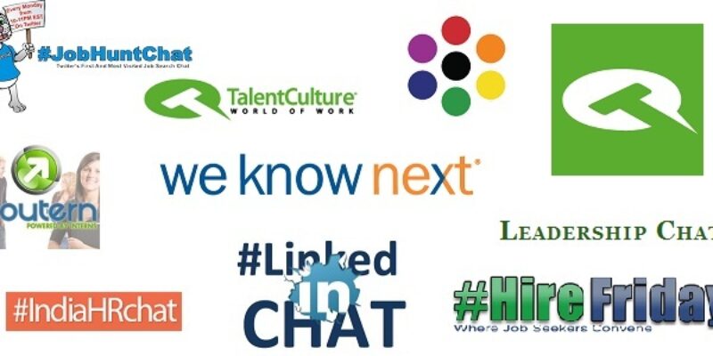 Top 10 Twitter chats for HR, Recruiters & Job seekers!