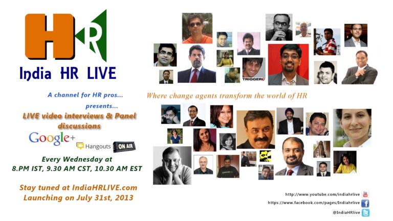 Introducing India HR LIVE- a TV channel for HR Pros